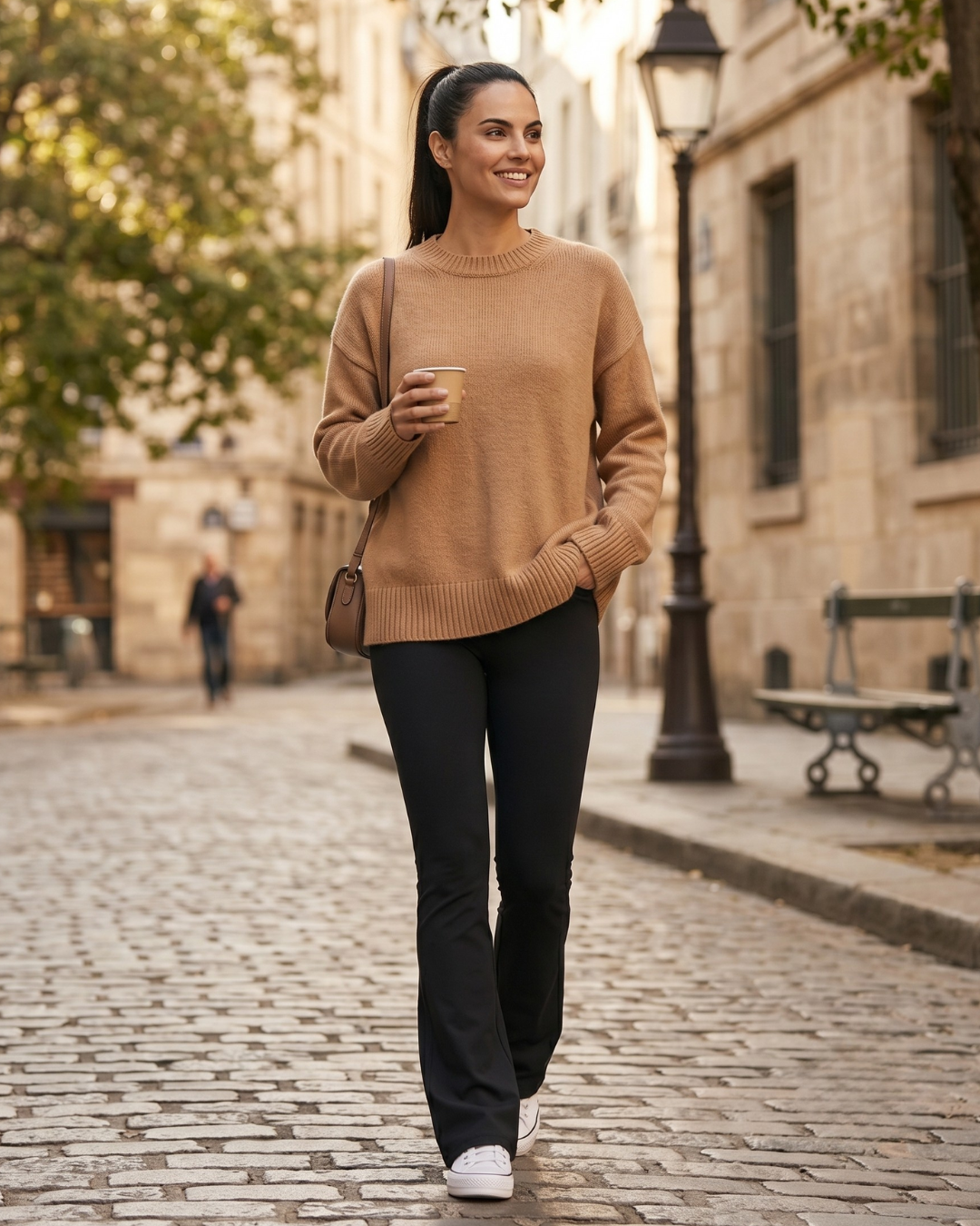 Calza Oxford Tiro Alto Mujer