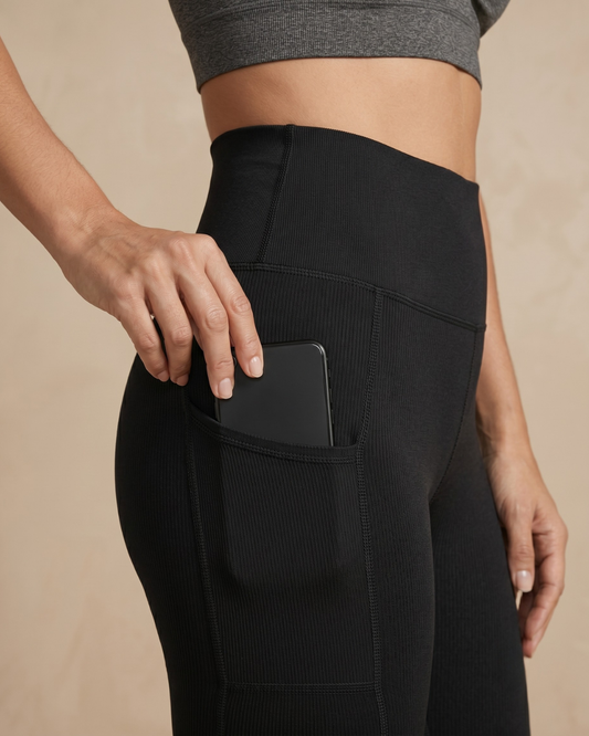 Suttil Active — Calza Cintura Alta con Bolsillos