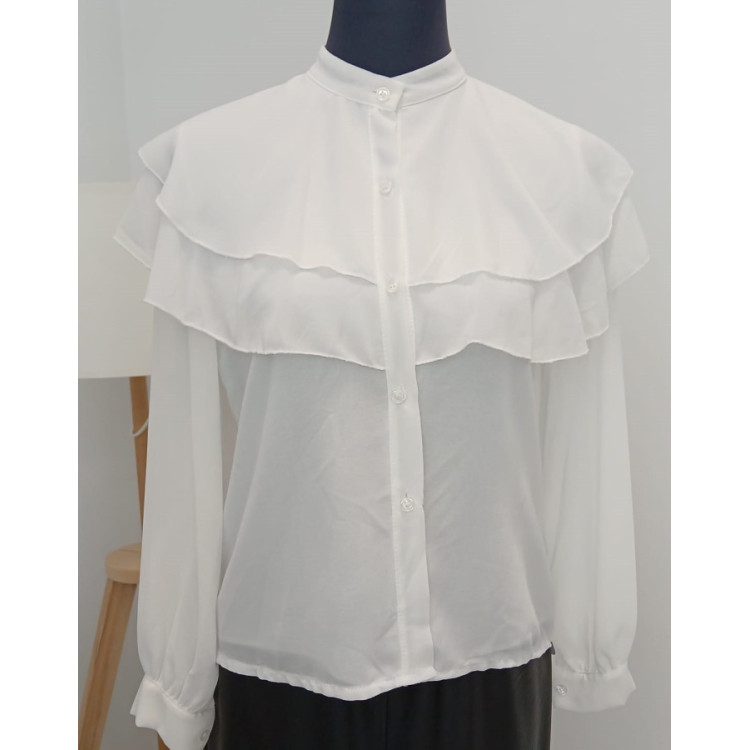 BLUSA DOBLE VOLANTE