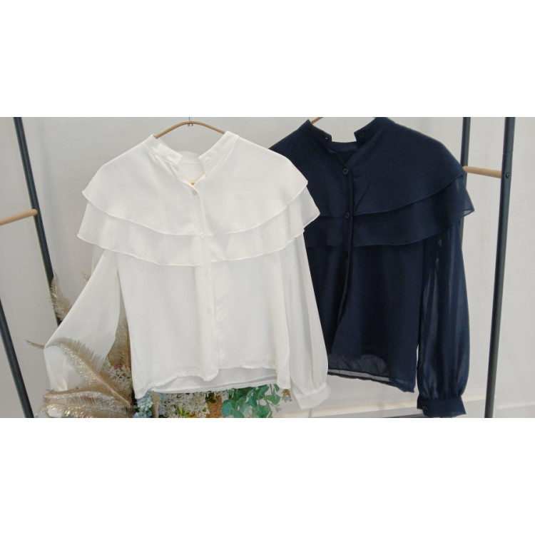 BLUSA DOBLE VOLANTE